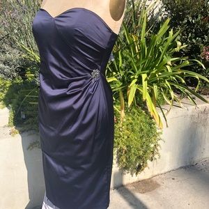 NEXT Size 14 Beautiful Navy Sweatheart Party Dress